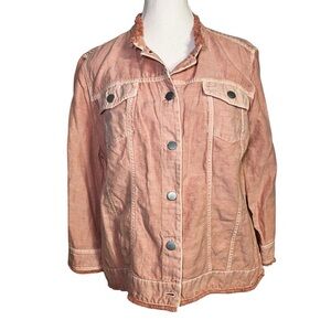 Chico's Light Pink Jean Jacket
